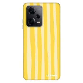 Etui na Xiaomi Redmi Note 12 Pro+ 5G - Lines lemon