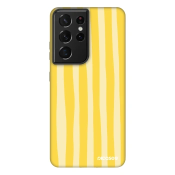 Etui na Samsung Galaxy S21 Ultra 5G G998B - Lines lemon