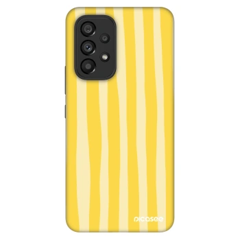 Etui na Samsung Galaxy A53 5G A536 - Lines lemon