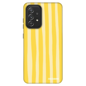 Etui na Samsung Galaxy A52s 5G A528B - Lines lemon
