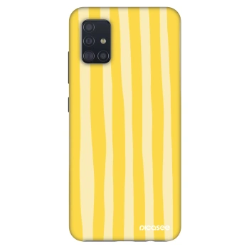 Etui na Samsung Galaxy A51 A515F - Lines lemon