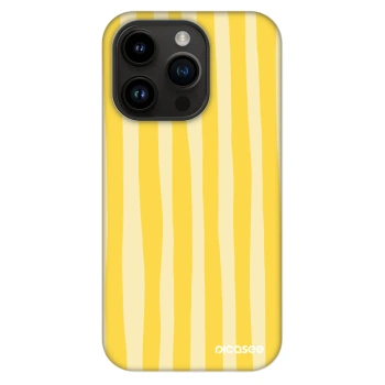Etui na Apple iPhone 14 Pro - Lines lemon