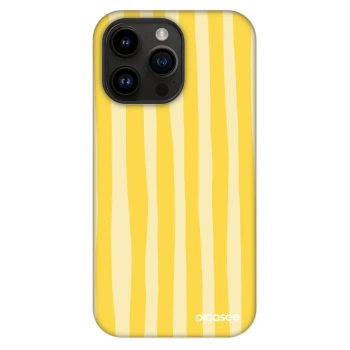 Etui na Apple iPhone 14 Pro Max - Lines lemon