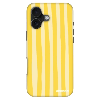 Etui na Apple iPhone 16 - Lines lemon