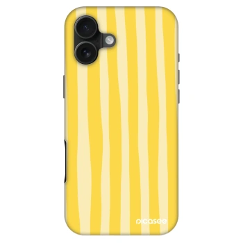 Etui na Apple iPhone 16 Plus - Lines lemon