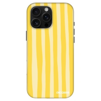 Etui na Apple iPhone 16 Pro Max - Lines lemon