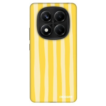 Etui na Xiaomi Redmi Note 14 Pro 4G - Lines lemon