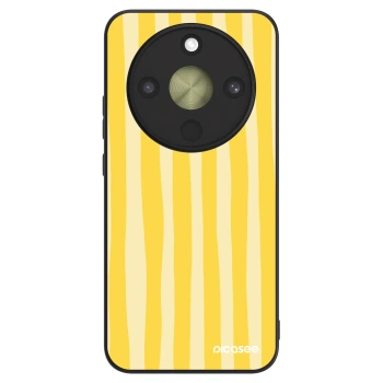 Etui na Honor Magic8 Lite 5G - Lines lemon