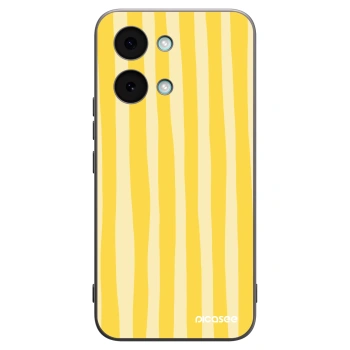 Picasee silikonowe czarne etui na Xiaomi Poco X8 Pro Max - Lines lemon