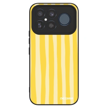 Etui na Xiaomi Poco F8 Ultra - Lines lemon