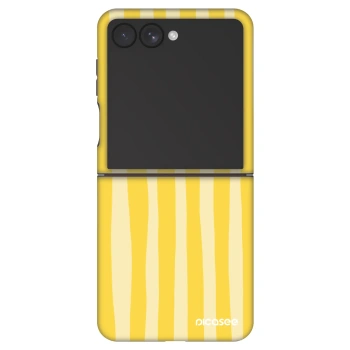 Picasee Fashion Case na Samsung Galaxy Z Flip7 5G - Lines lemon