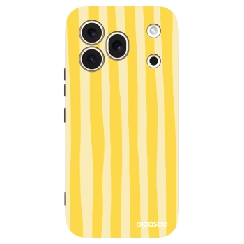 Etui na Honor 600 Pro - Lines lemon