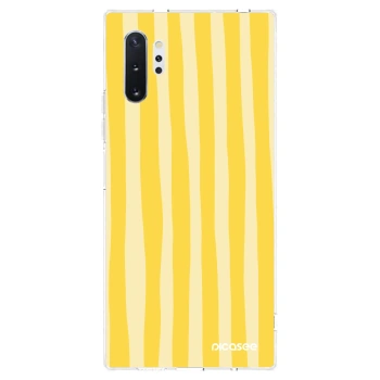 Etui na Samsung Galaxy Note 10+ N975F - Lines lemon