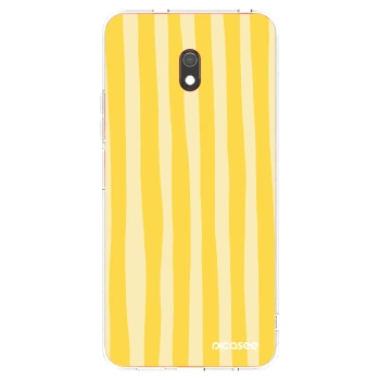 Etui na Xiaomi Redmi 8A - Lines lemon