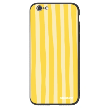 Etui na Apple iPhone 6/6S - Lines lemon