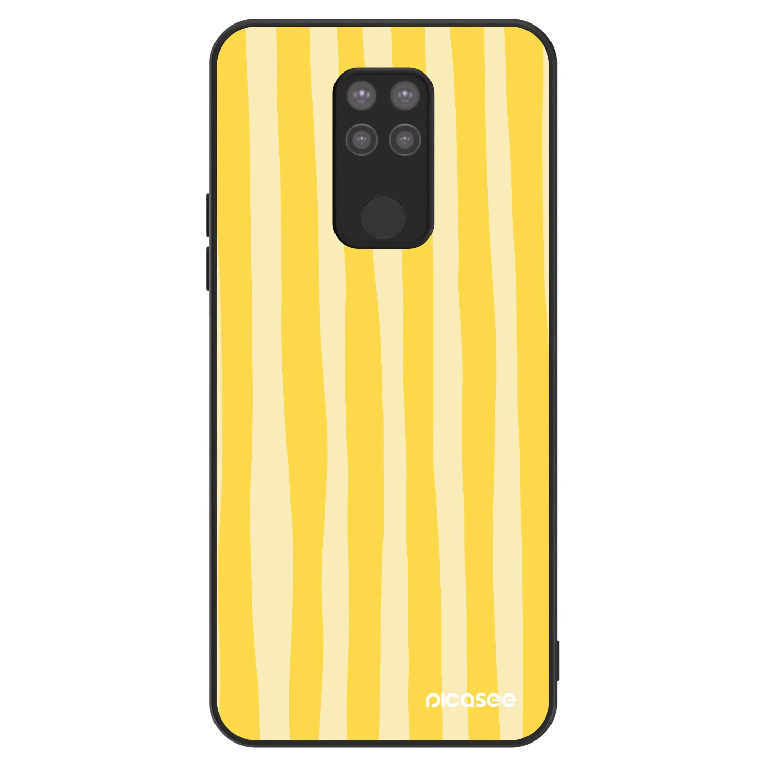 Picasee ULTIMATE CASE na Xiaomi Redmi Note 9 - Lines lemon