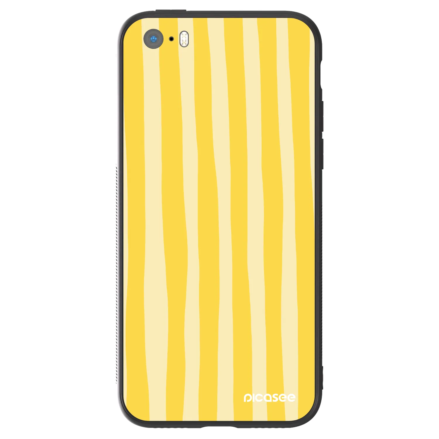 Picasee ULTIMATE CASE na Apple iPhone 5/5S/SE - Lines lemon