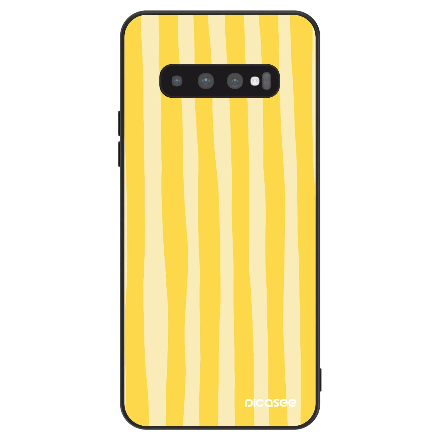 Picasee ULTIMATE CASE na Samsung Galaxy S10 G973 - Lines lemon