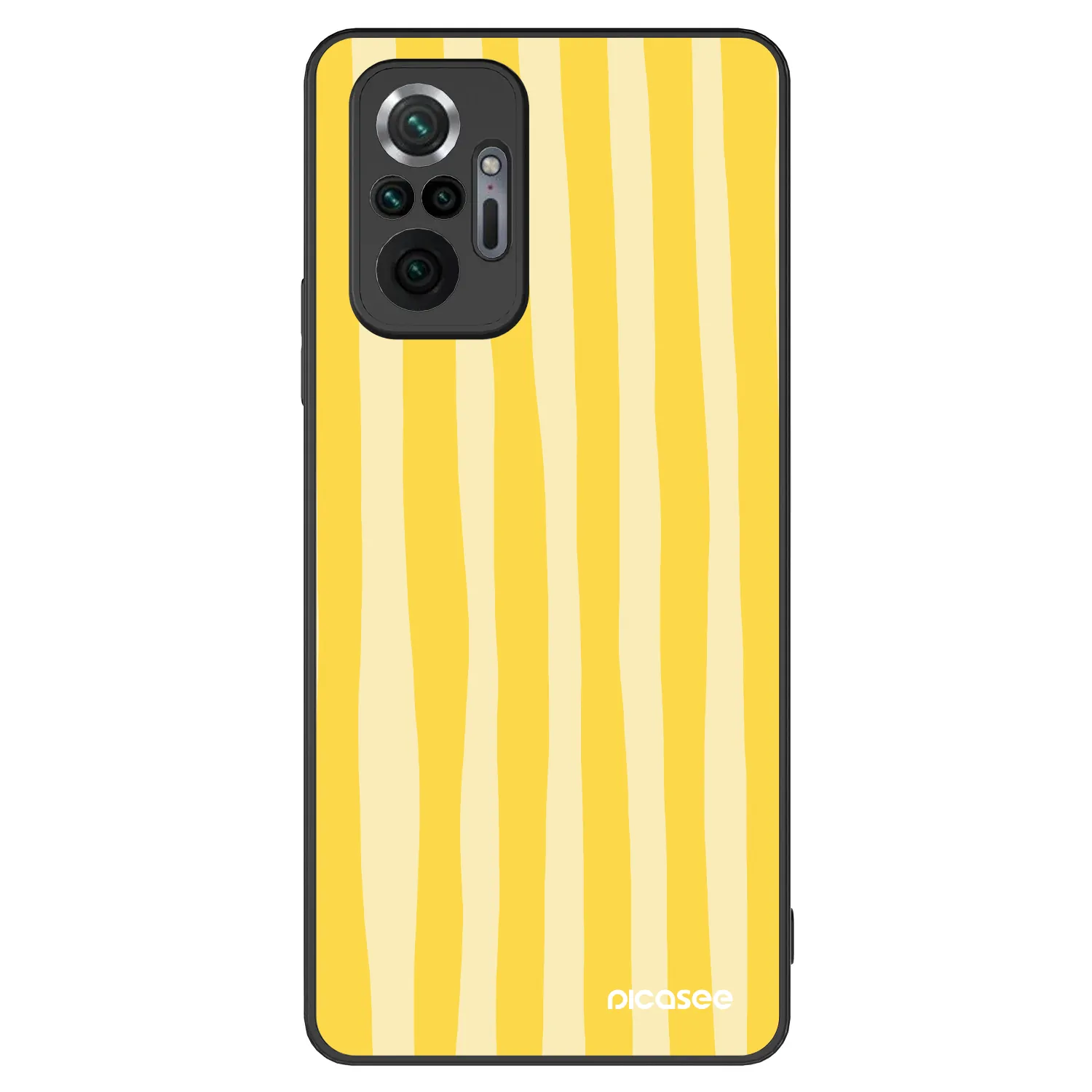 Picasee ULTIMATE CASE na Xiaomi Redmi Note 10 Pro - Lines lemon