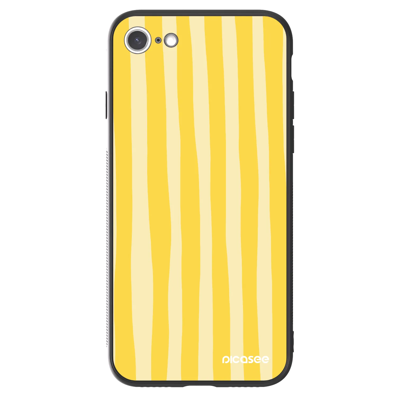 Picasee ULTIMATE CASE na Apple iPhone SE 2020 - Lines lemon