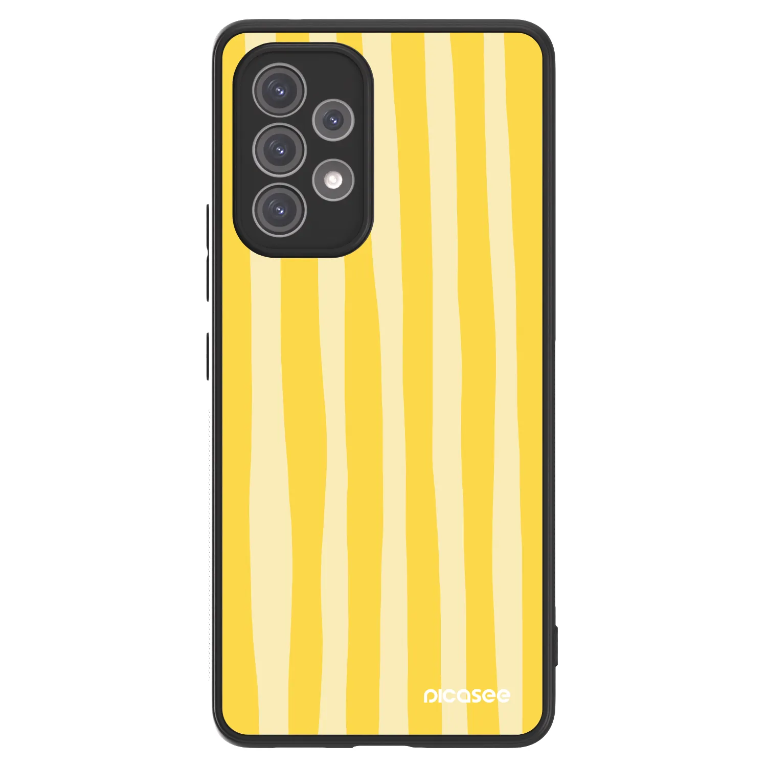 Picasee ULTIMATE CASE na Samsung Galaxy A52s 5G A528B - Lines lemon