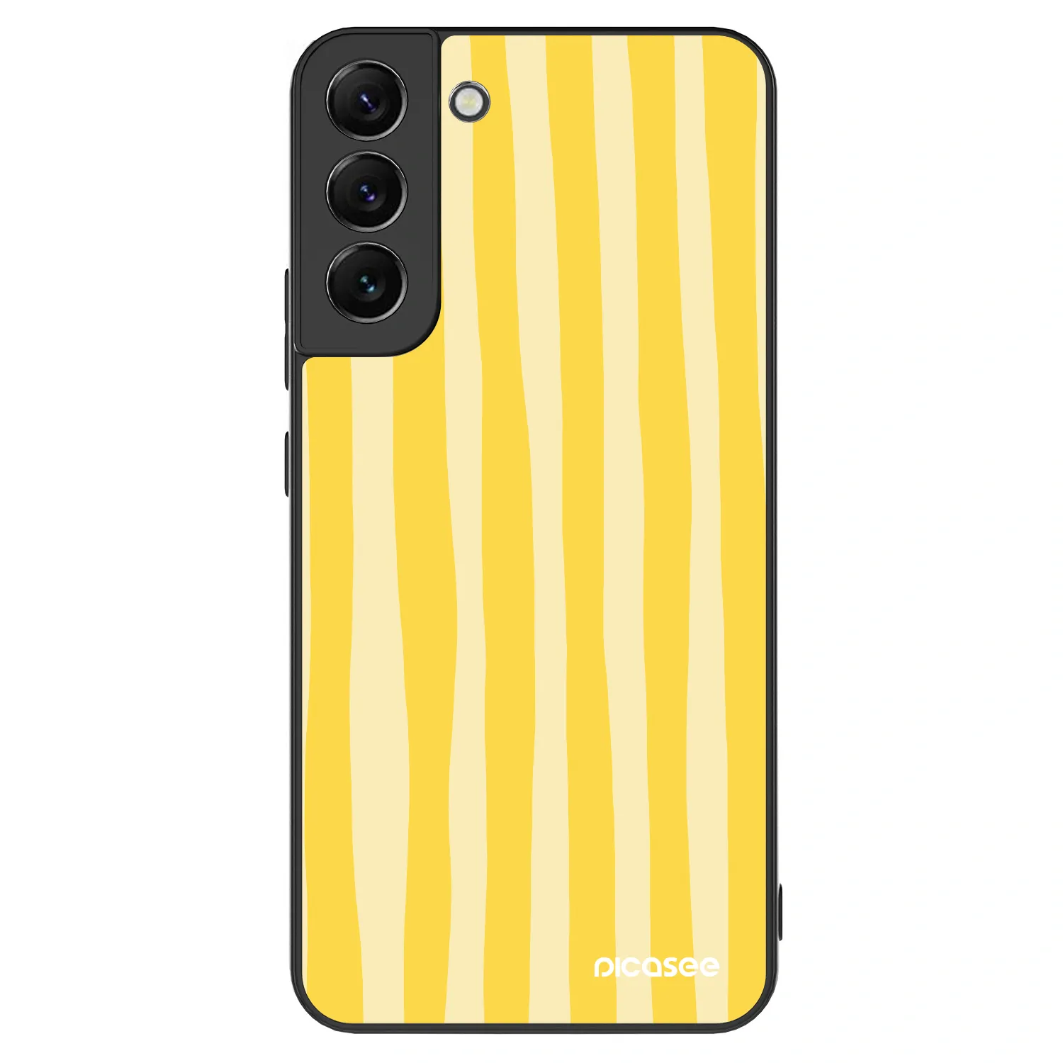 Picasee ULTIMATE CASE na Samsung Galaxy S22+ 5G - Lines lemon