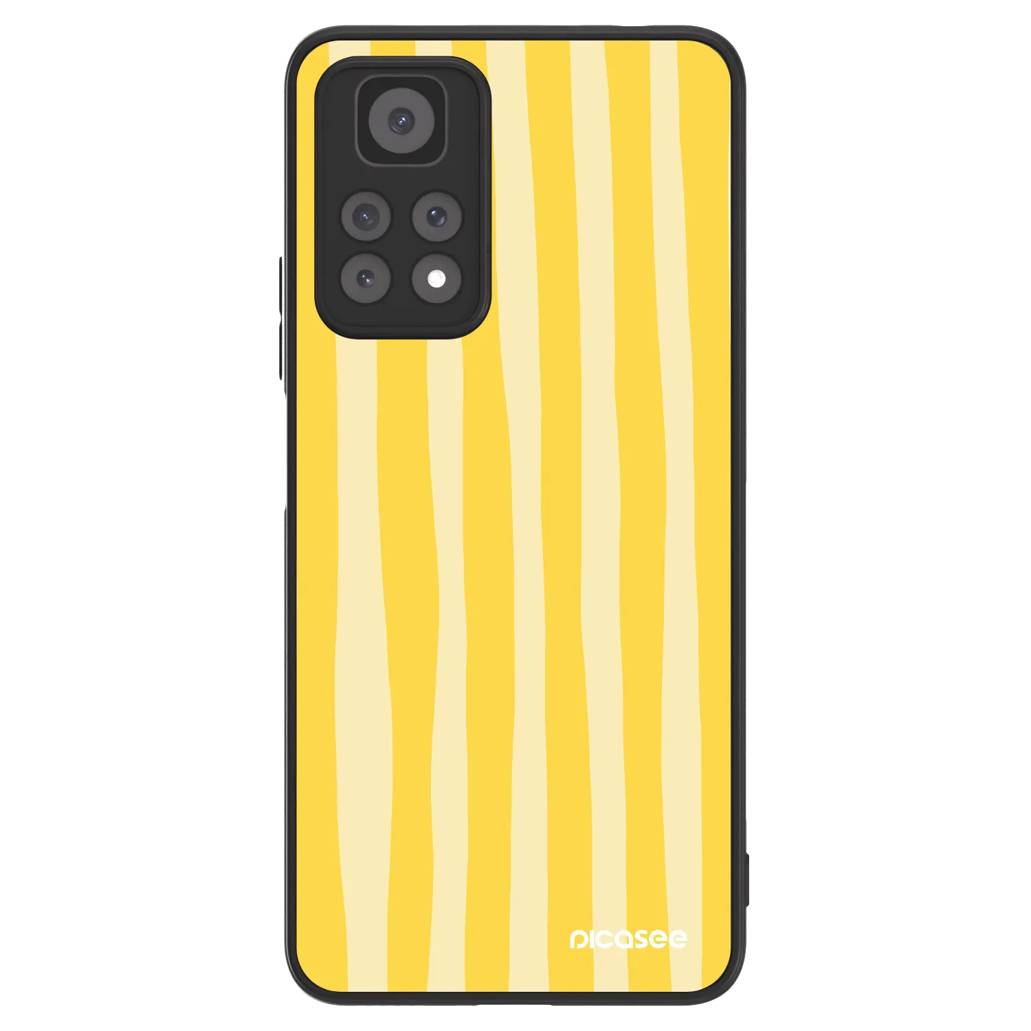 Picasee ULTIMATE CASE na Xiaomi Redmi Note 11 Pro 5G - Lines lemon