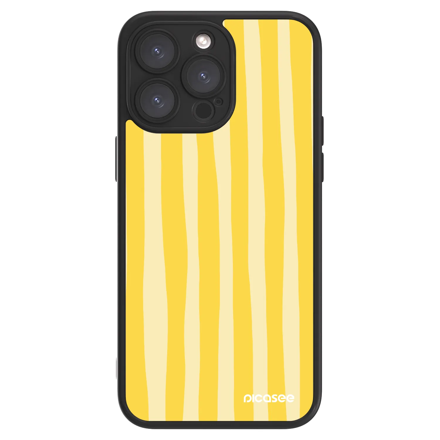 Picasee ULTIMATE CASE na Apple iPhone 15 Pro Max - Lines lemon