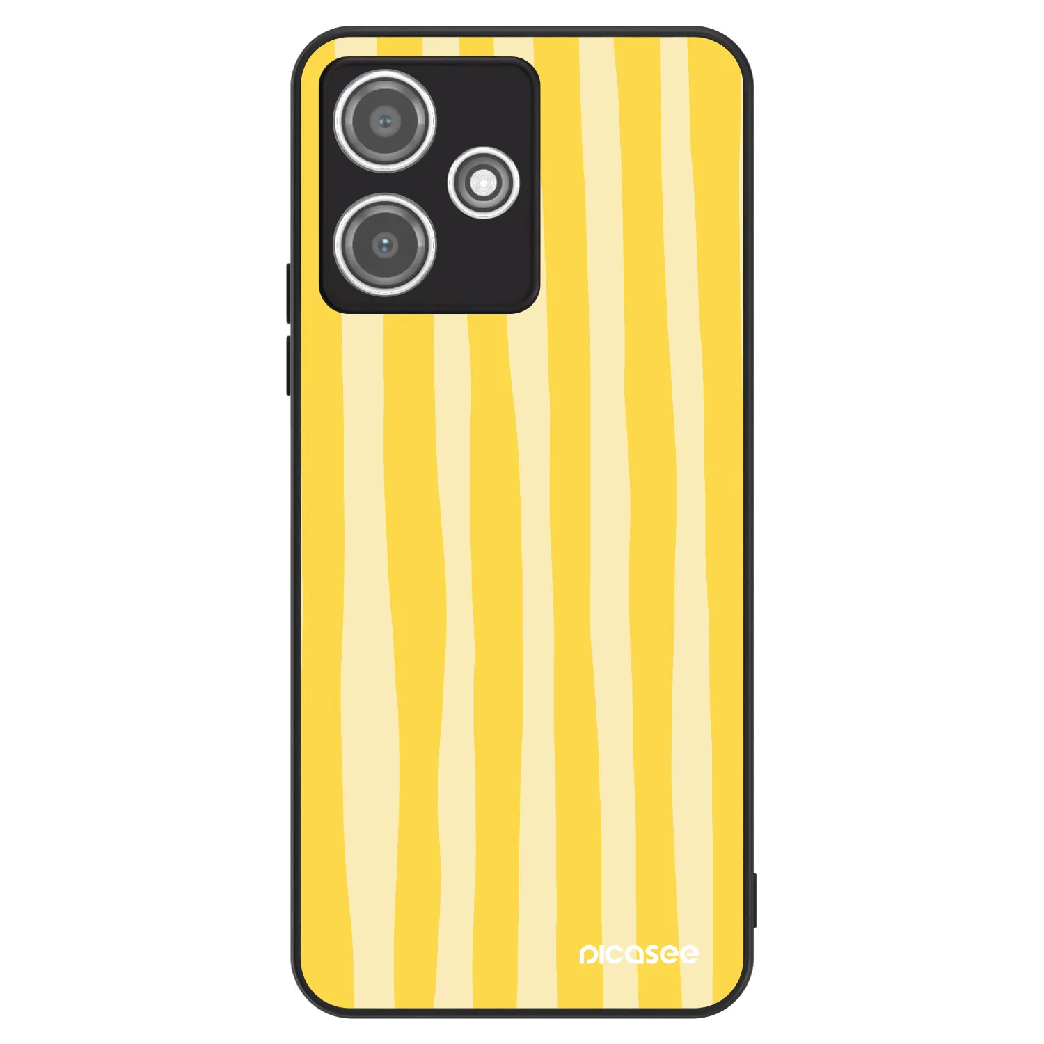 Picasee ULTIMATE CASE na Xiaomi Redmi 12 5G - Lines lemon