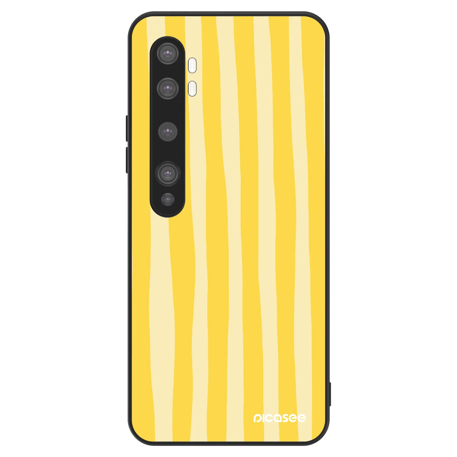 Picasee ULTIMATE CASE na Xiaomi Mi Note 10 (Pro) - Lines lemon