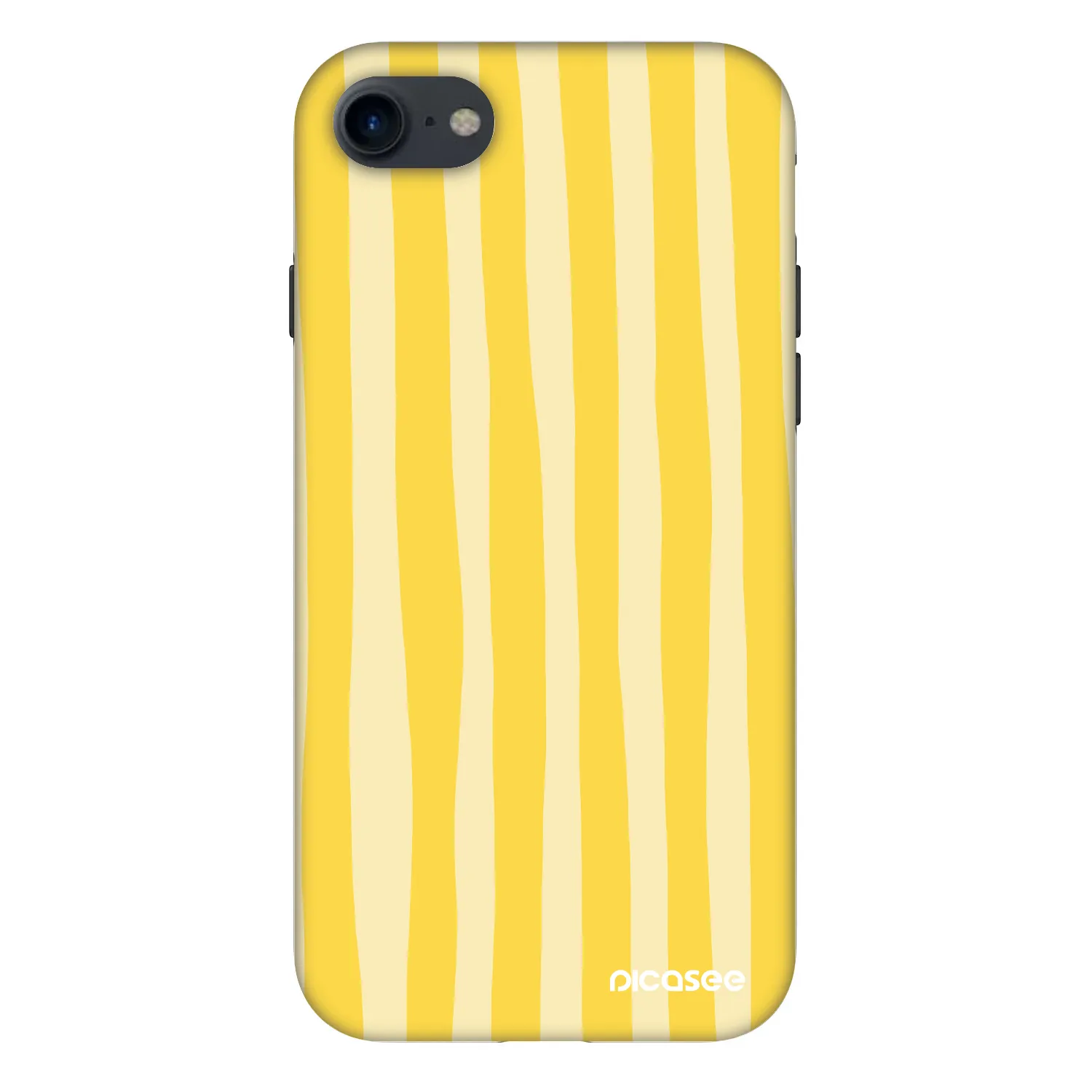 Picasee Fashion Case na Apple iPhone SE 2020 - Lines lemon