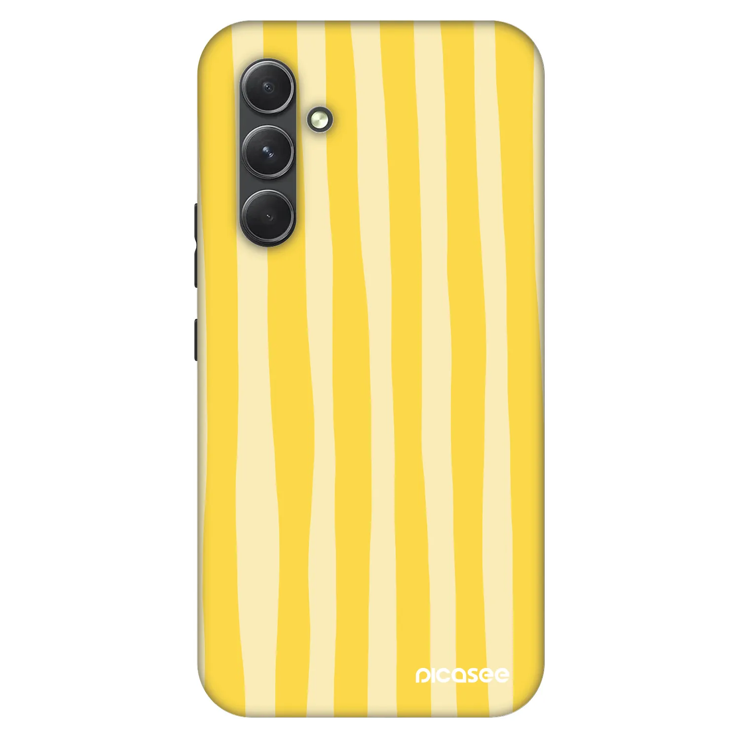 Picasee Fashion Case na Samsung Galaxy A54 5G A546B - Lines lemon
