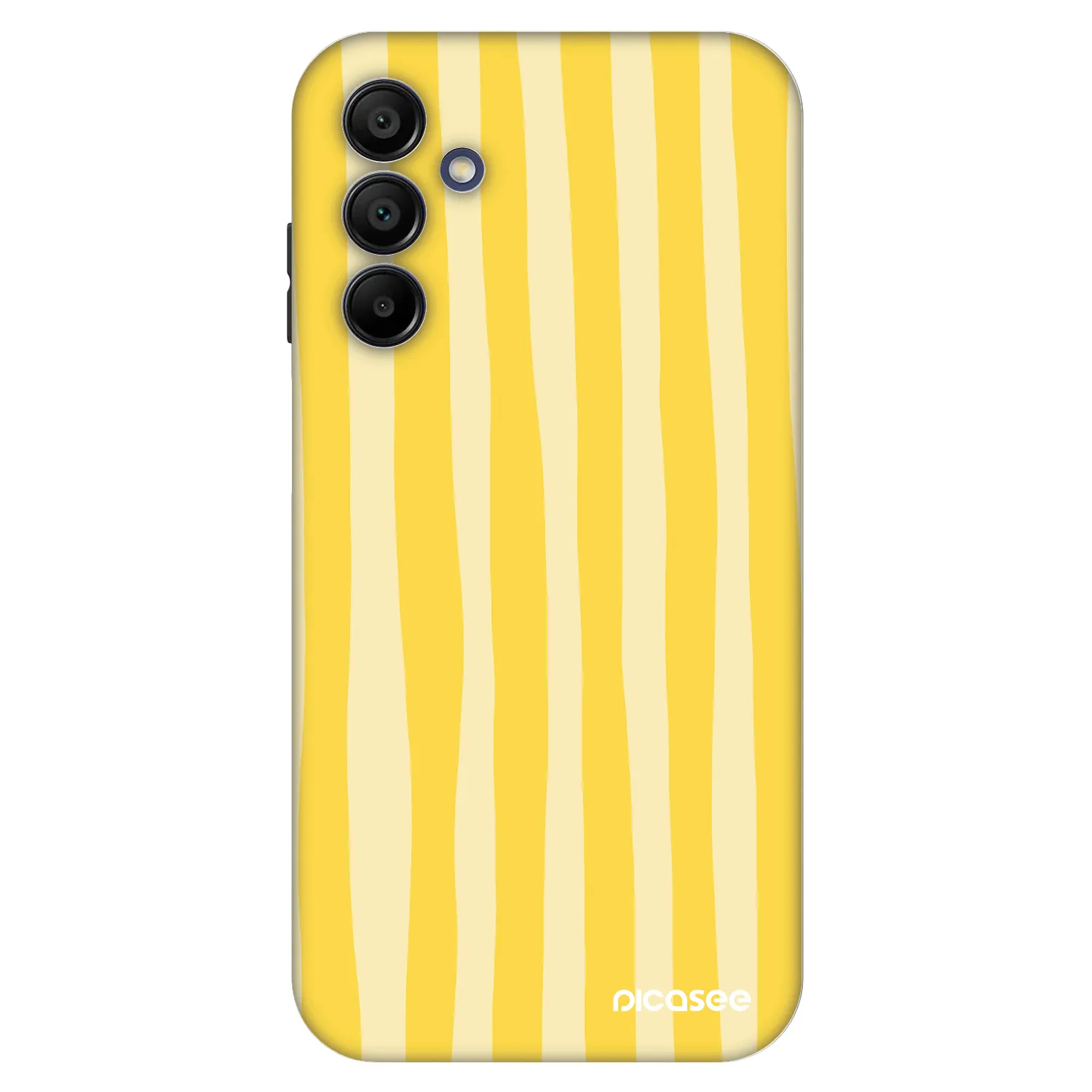Picasee Fashion Case na Samsung Galaxy A15 A155F 4G - Lines lemon