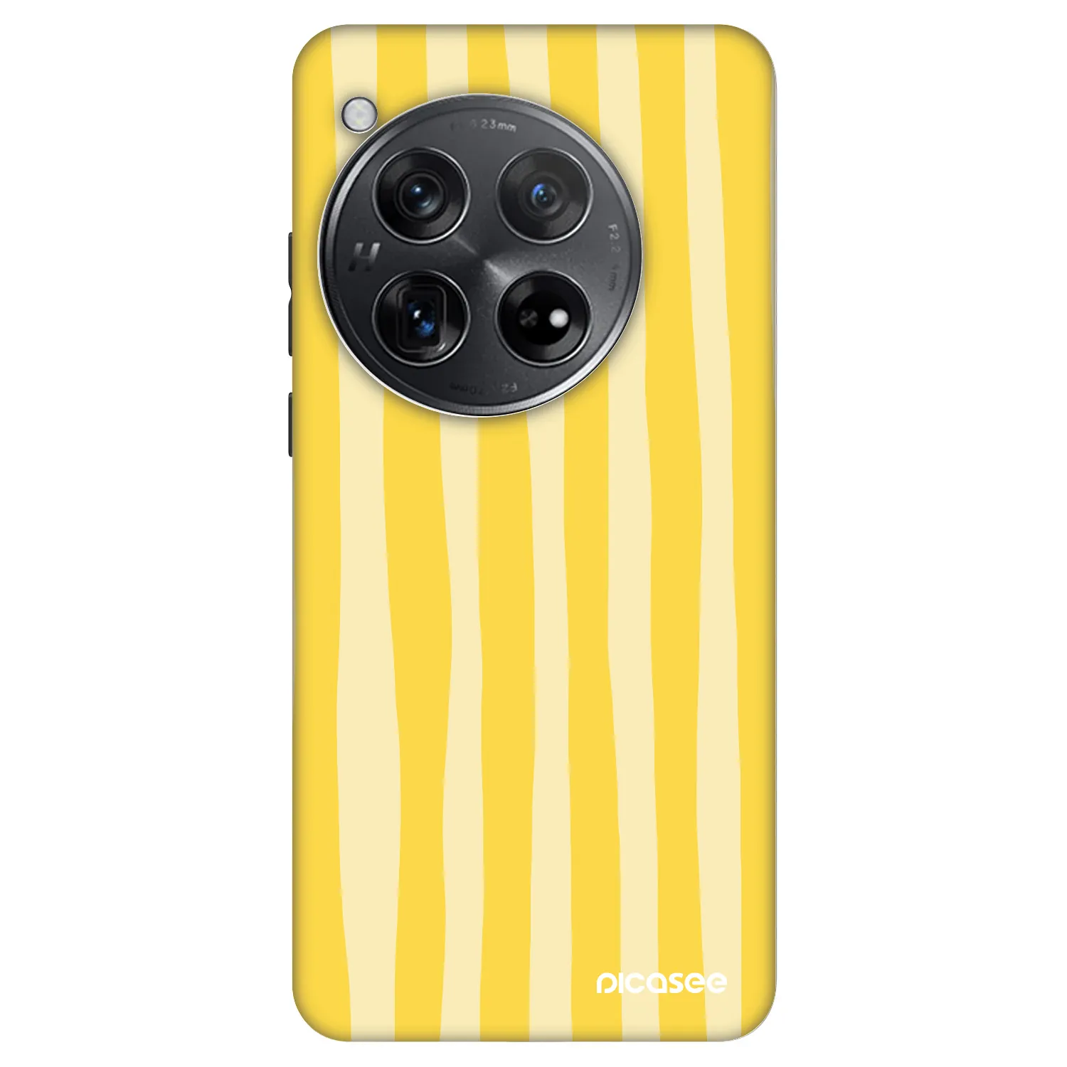 Picasee Fashion Case na OnePlus 12 5G - Lines lemon