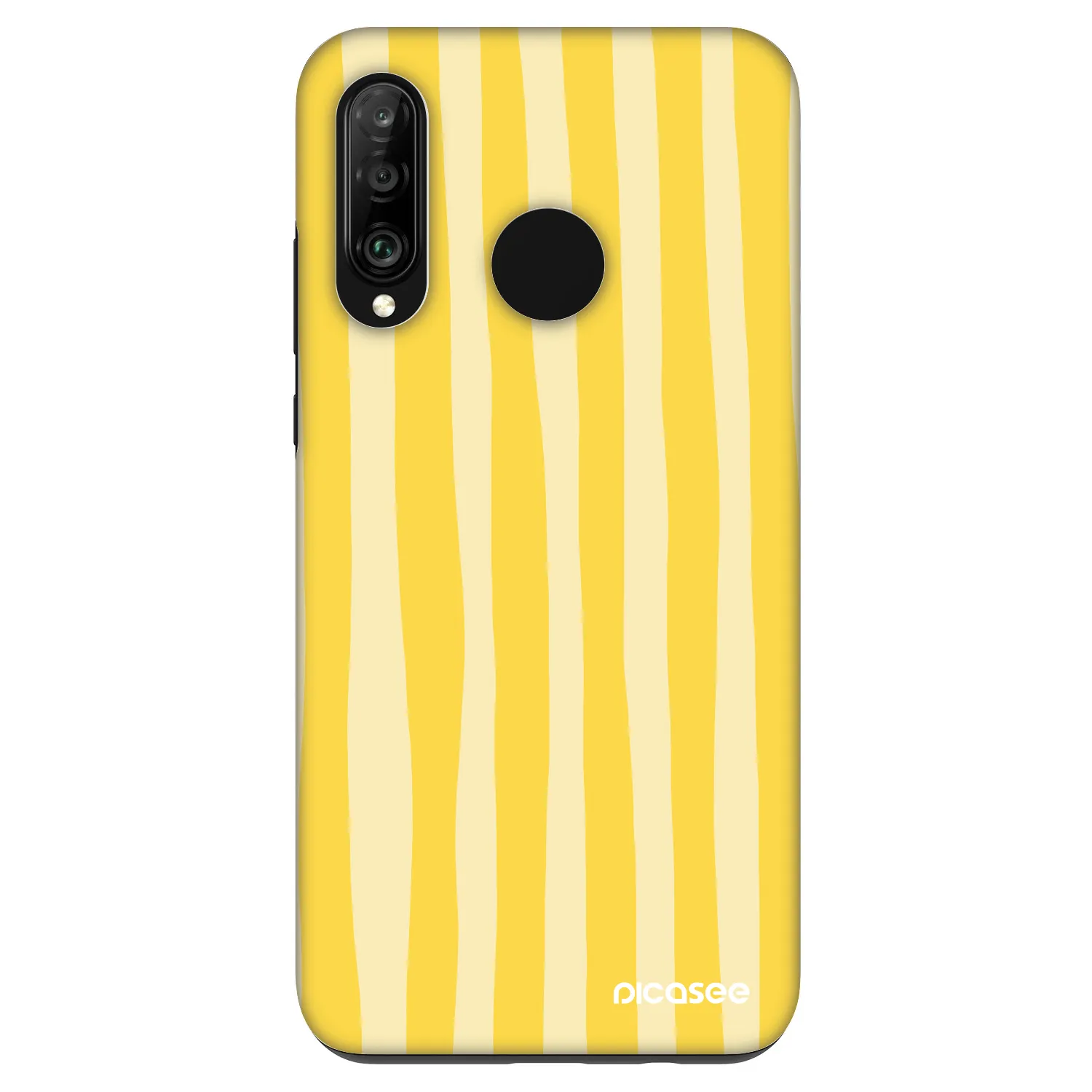 Picasee Fashion Case na Huawei P30 Lite - Lines lemon