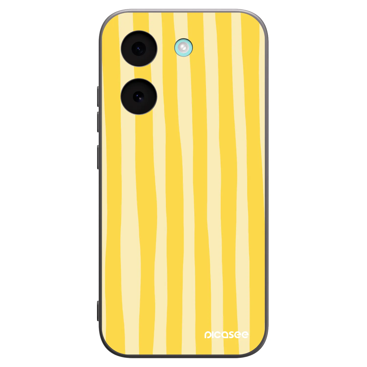 Picasee silikonowe czarne etui na Xiaomi Poco X8 Pro - Lines lemon