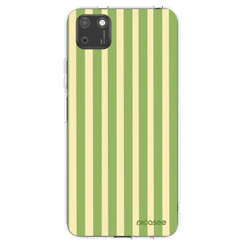 Picasee silikonowe przeźroczyste etui na Huawei Y5P - Lines Matcha