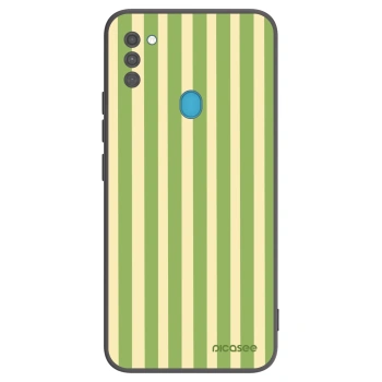Etui na Samsung Galaxy M11 - Lines Matcha
