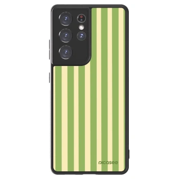 Picasee ULTIMATE CASE na Samsung Galaxy S21 Ultra 5G G998B - Lines Matcha