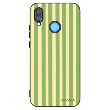 Picasee silikonowe czarne etui na Huawei P20 Lite - Lines Matcha