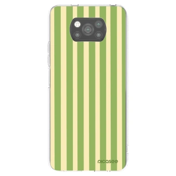 Picasee silikonowe czarne etui na Xiaomi Poco X3 Pro - Lines Matcha