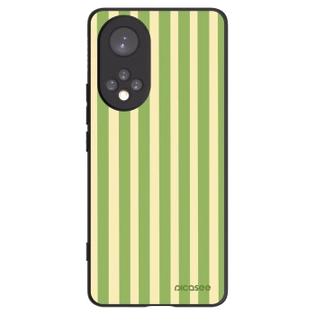 Picasee silikonowe czarne etui na Huawei Nova 9 - Lines Matcha