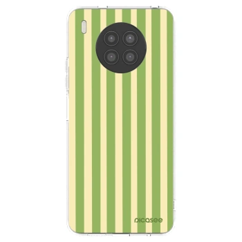 Picasee silikonowe przeźroczyste etui na Huawei Nova 8i - Lines Matcha