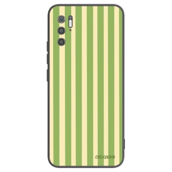 Picasee silikonowe czarne etui na Xiaomi Poco M3 Pro 5G - Lines Matcha