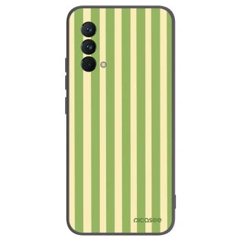 Picasee silikonowe czarne etui na Realme GT Master Edition 5G - Lines Matcha