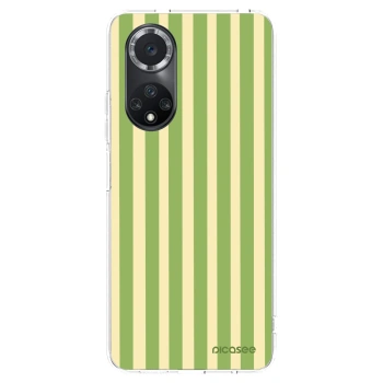 Picasee silikonowe przeźroczyste etui na Huawei Nova 9 SE - Lines Matcha