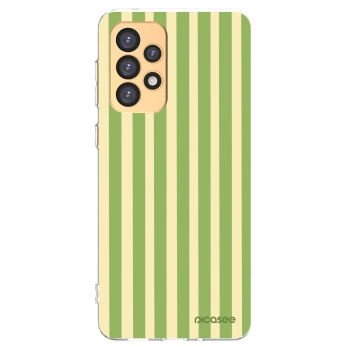 Picasee silikonowe przeźroczyste etui na Samsung Galaxy A33 5G A336 - Lines Matcha