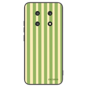 Picasee silikonowe czarne etui na Honor Magic4 Lite 5G - Lines Matcha