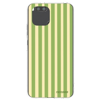 Picasee silikonowe przeźroczyste etui na Xiaomi Redmi A1 - Lines Matcha