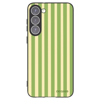 Picasee silikonowe czarne etui na Samsung Galaxy S23+ 5G - Lines Matcha